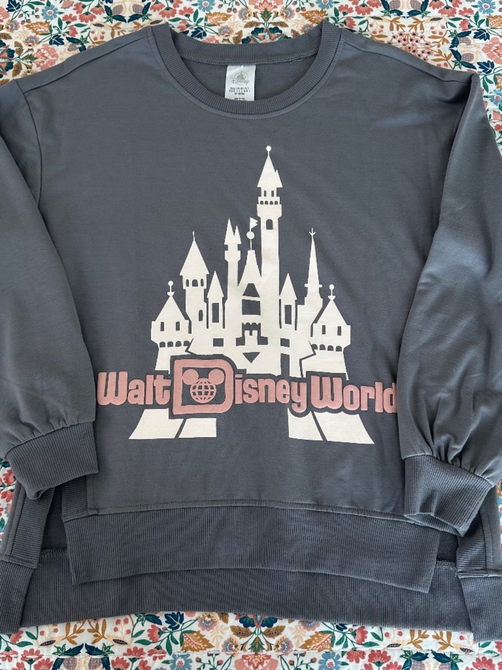 Walt Disney World Parks Crewneck Gray Shirt
